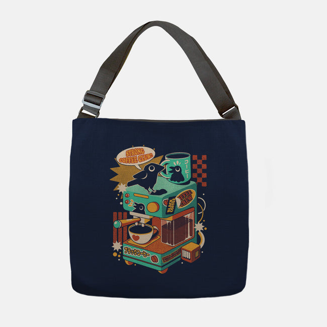 Strong Coffee-None-Adjustable Tote-Bag-ilustrata