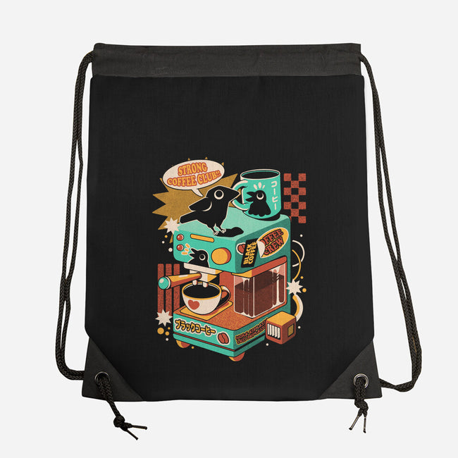Strong Coffee-None-Drawstring-Bag-ilustrata