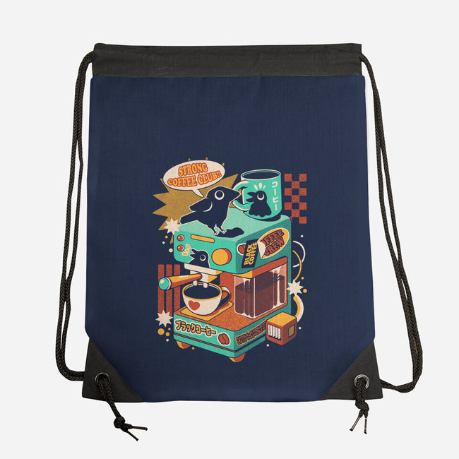 Strong Coffee-None-Drawstring-Bag-ilustrata