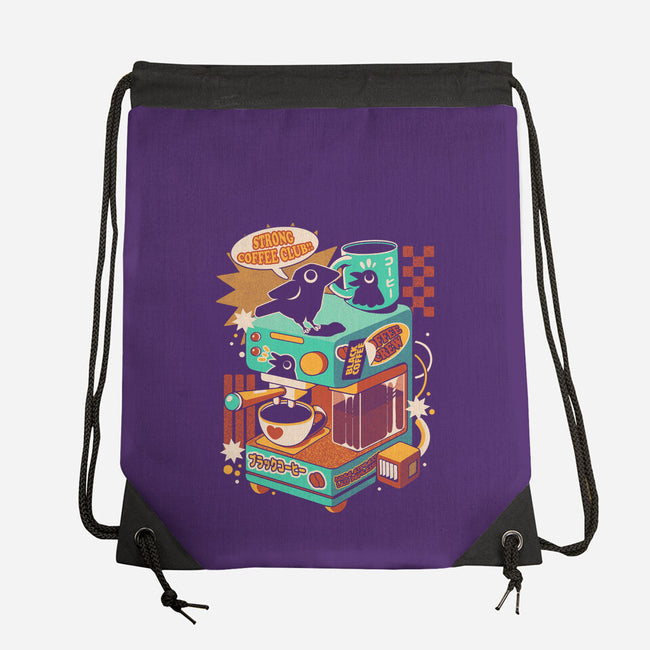 Strong Coffee-None-Drawstring-Bag-ilustrata