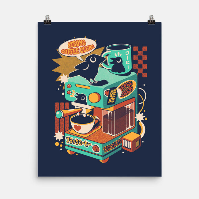 Strong Coffee-None-Matte-Poster-ilustrata