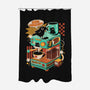 Strong Coffee-None-Polyester-Shower Curtain-ilustrata