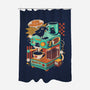 Strong Coffee-None-Polyester-Shower Curtain-ilustrata