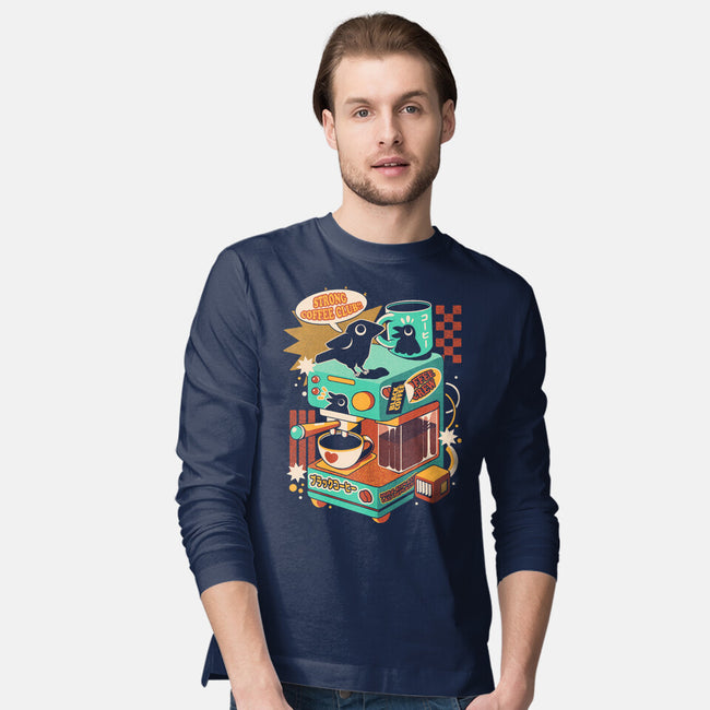 Strong Coffee-Mens-Long Sleeved-Tee-ilustrata