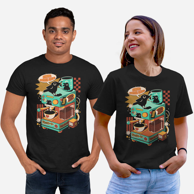 Strong Coffee-Unisex-Basic-Tee-ilustrata