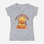 Rest Is ProDUCKtive-Womens-V-Neck-Tee-TechraNova