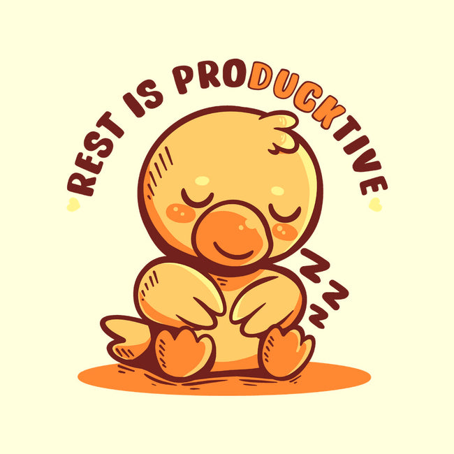Rest Is ProDUCKtive-Unisex-Kitchen-Apron-TechraNova