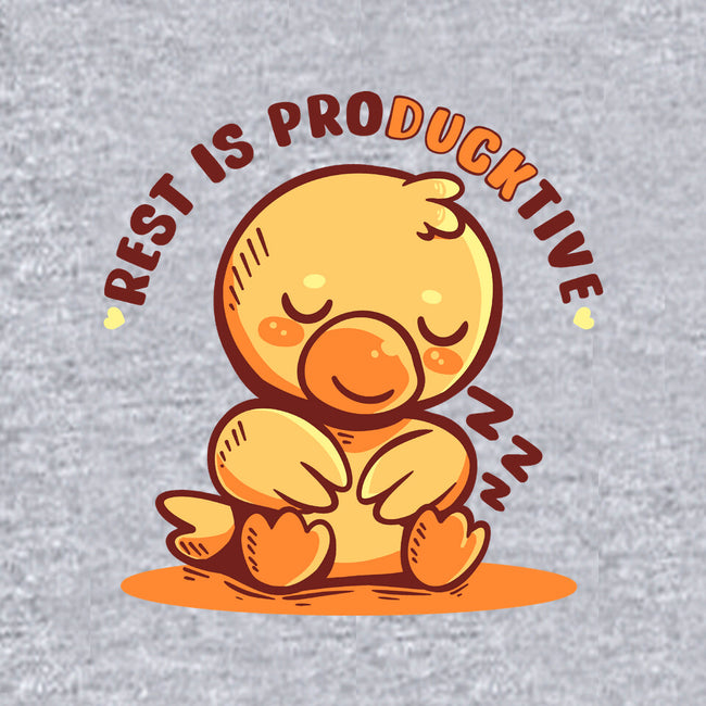 Rest Is ProDUCKtive-Mens-Basic-Tee-TechraNova