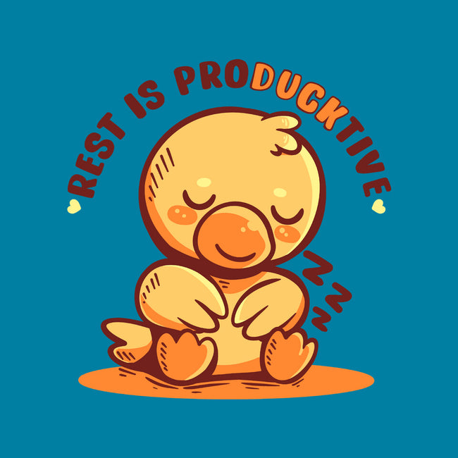 Rest Is ProDUCKtive-Mens-Heavyweight-Tee-TechraNova