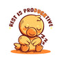 Rest Is ProDUCKtive-None-Mug-Drinkware-TechraNova
