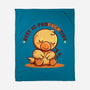 Rest Is ProDUCKtive-None-Fleece-Blanket-TechraNova