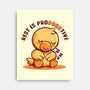 Rest Is ProDUCKtive-None-Stretched-Canvas-TechraNova