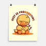 Rest Is ProDUCKtive-None-Matte-Poster-TechraNova