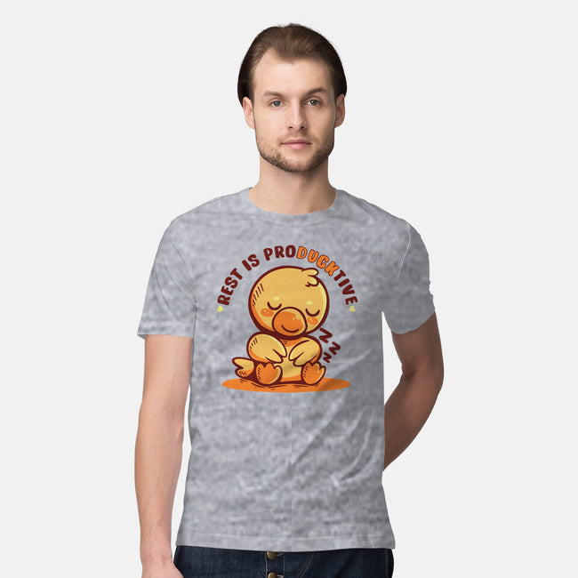 Rest Is ProDUCKtive-Mens-Premium-Tee-TechraNova