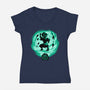Master Of Earth Element-Womens-V-Neck-Tee-rmatix