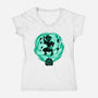 Master Of Earth Element-Womens-V-Neck-Tee-rmatix