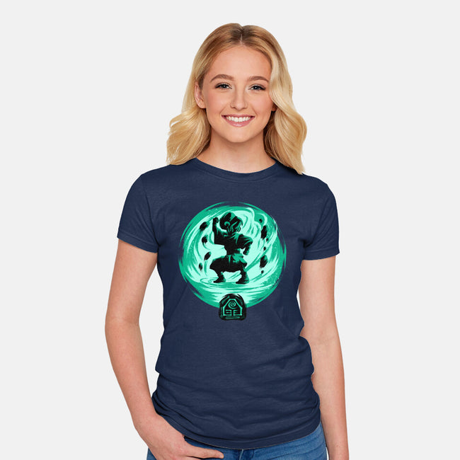 Master Of Earth Element-Womens-Fitted-Tee-rmatix