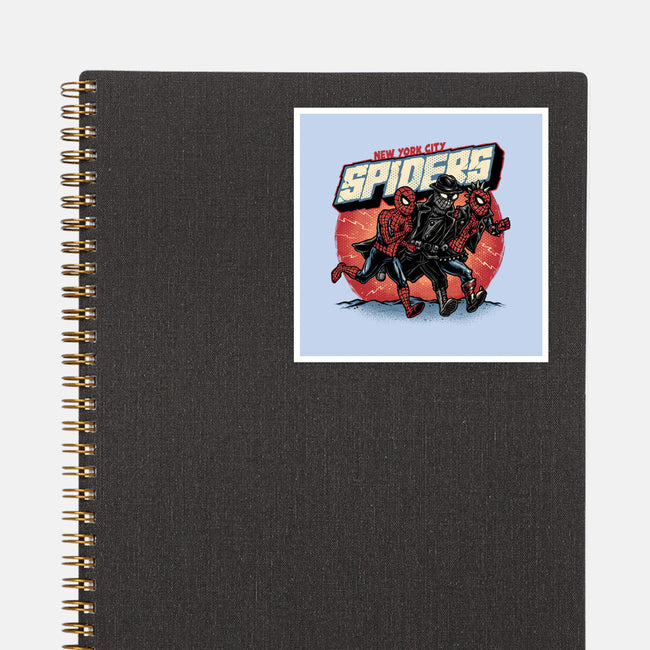 New York City Spiders-None-Glossy-Sticker-glitchygorilla