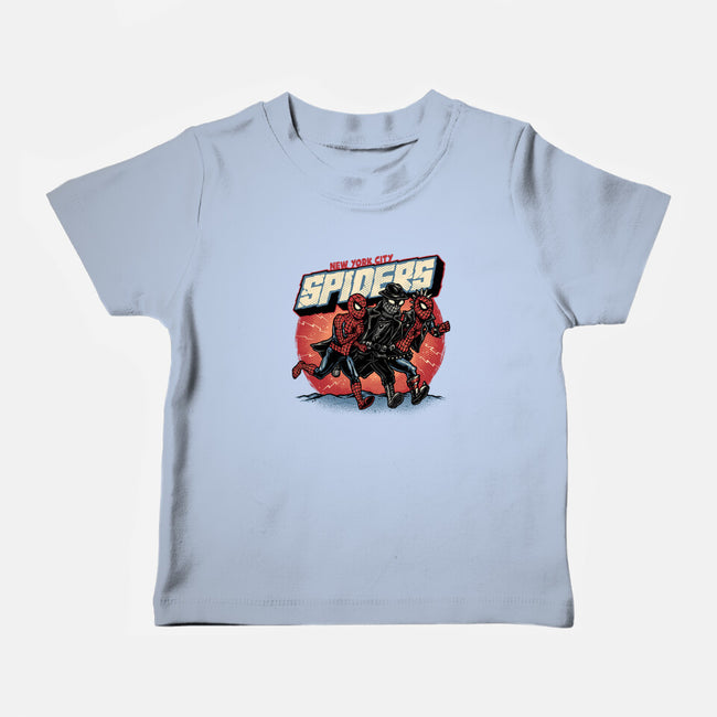 New York City Spiders-Baby-Basic-Tee-glitchygorilla
