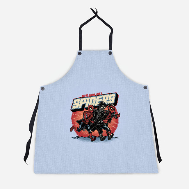 New York City Spiders-Unisex-Kitchen-Apron-glitchygorilla