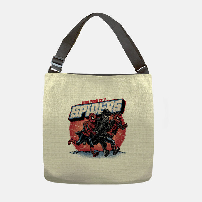 New York City Spiders-None-Adjustable Tote-Bag-glitchygorilla