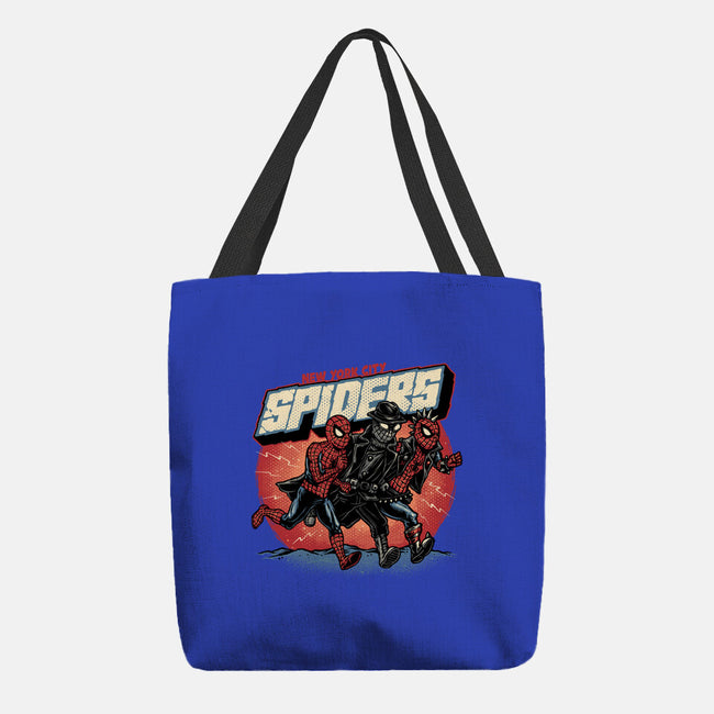 New York City Spiders-None-Basic Tote-Bag-glitchygorilla