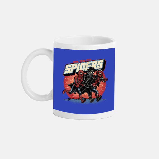 New York City Spiders-None-Mug-Drinkware-glitchygorilla