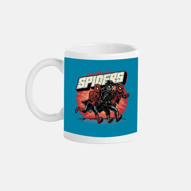 New York City Spiders-None-Mug-Drinkware-glitchygorilla