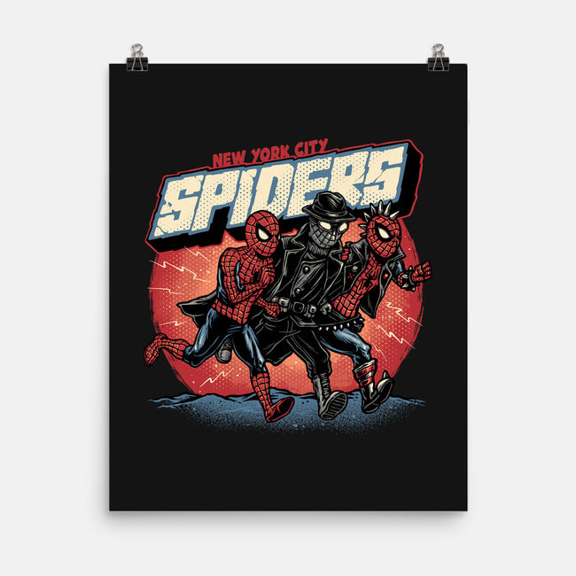 New York City Spiders-None-Matte-Poster-glitchygorilla