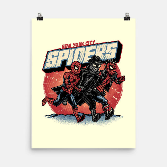 New York City Spiders-None-Matte-Poster-glitchygorilla