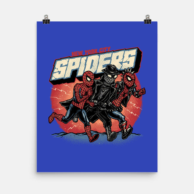 New York City Spiders-None-Matte-Poster-glitchygorilla