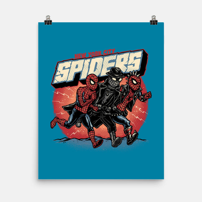 New York City Spiders-None-Matte-Poster-glitchygorilla