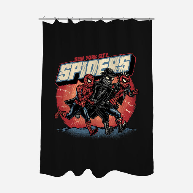 New York City Spiders-None-Polyester-Shower Curtain-glitchygorilla