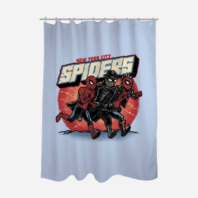 New York City Spiders-None-Polyester-Shower Curtain-glitchygorilla