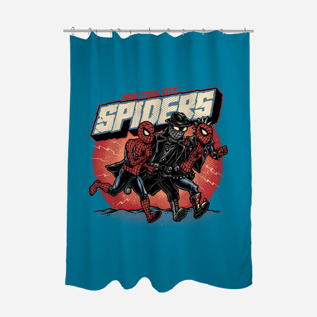 New York City Spiders-None-Polyester-Shower Curtain-glitchygorilla