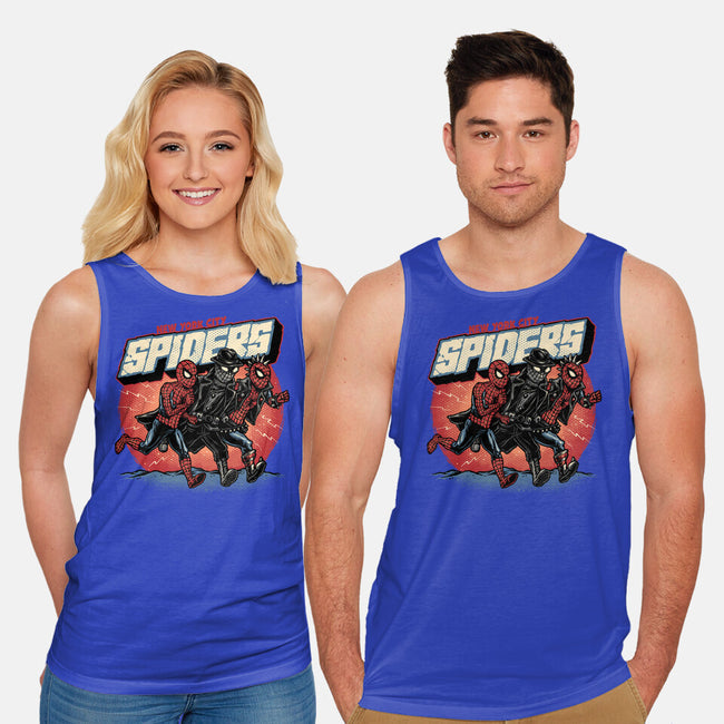 New York City Spiders-Unisex-Basic-Tank-glitchygorilla