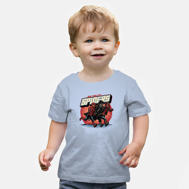New York City Spiders-Baby-Basic-Tee-glitchygorilla