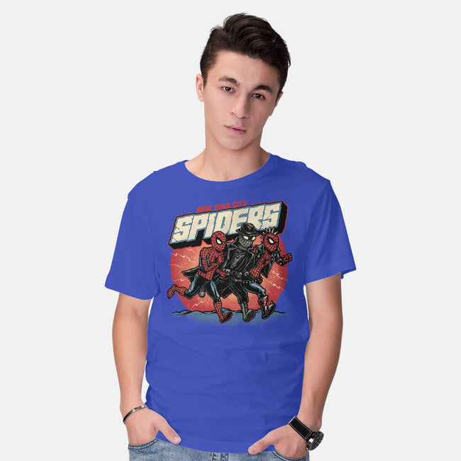 New York City Spiders-Mens-Basic-Tee-glitchygorilla