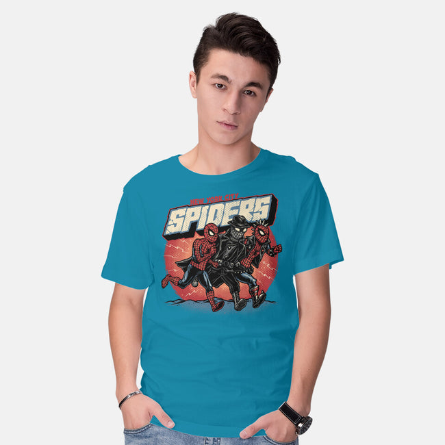 New York City Spiders-Mens-Basic-Tee-glitchygorilla