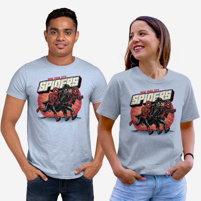 New York City Spiders-Unisex-Basic-Tee-glitchygorilla