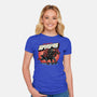 New York City Spiders-Womens-Fitted-Tee-glitchygorilla