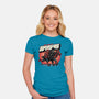New York City Spiders-Womens-Fitted-Tee-glitchygorilla
