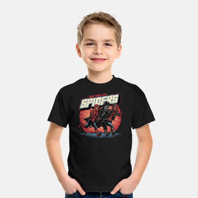 New York City Spiders-Youth-Basic-Tee-glitchygorilla