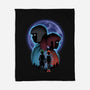 Dragon And Dreamer Moonlight-None-Fleece-Blanket-Astrobot Invention