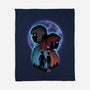 Dragon And Dreamer Moonlight-None-Fleece-Blanket-Astrobot Invention