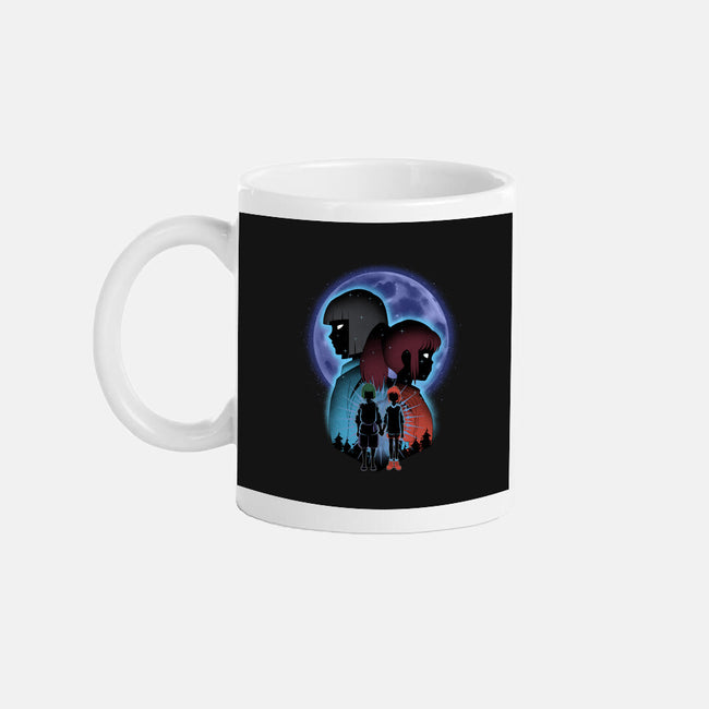 Dragon And Dreamer Moonlight-None-Mug-Drinkware-Astrobot Invention
