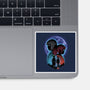 Dragon And Dreamer Moonlight-None-Glossy-Sticker-Astrobot Invention