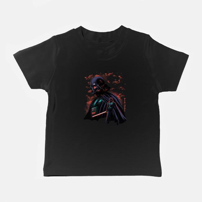 Dark Lord Nightsky Lineart-Baby-Basic-Tee-Astrobot Invention