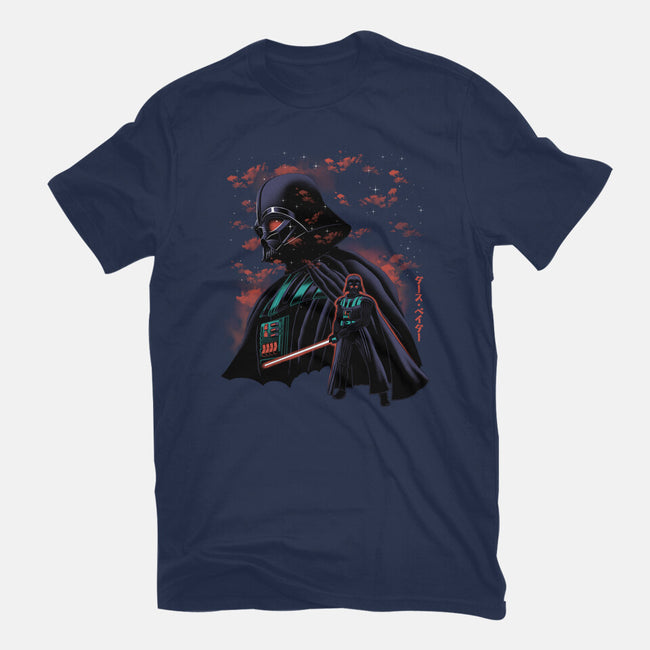 Dark Lord Nightsky Lineart-Womens-Basic-Tee-Astrobot Invention