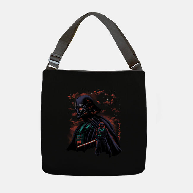 Dark Lord Nightsky Lineart-None-Adjustable Tote-Bag-Astrobot Invention